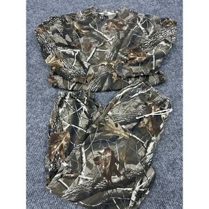 Vintage Liberty RealTree Camouflage Men's Medium Crewneck Sweatshirt & Pants